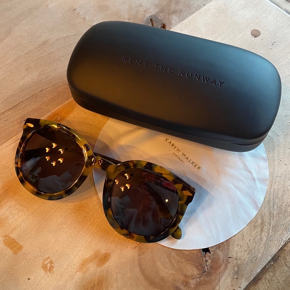 Karen Walker Tortoise Sunglasses